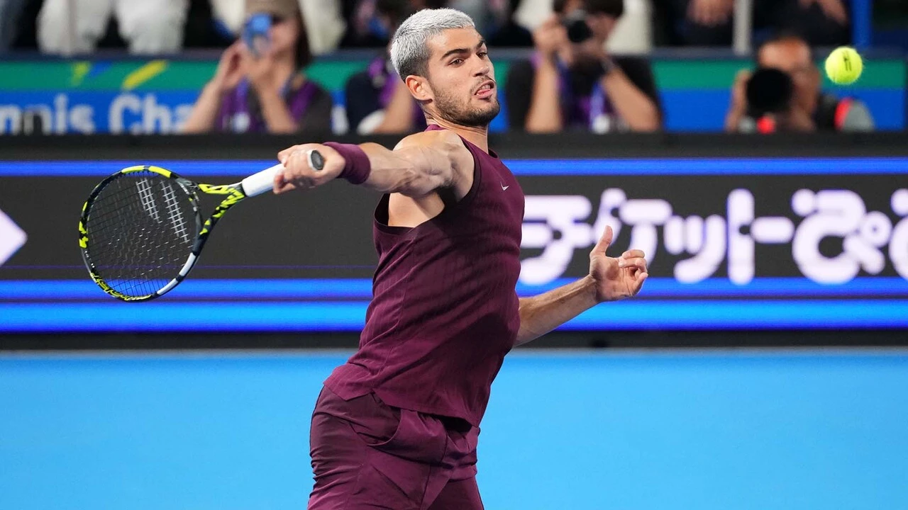 Jumpa Di Tokyo, Carlos Alcaraz Terlalu Tangguh Bagi Brandon Nakashima